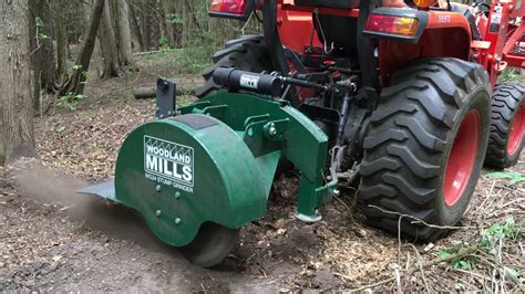 tractor mounted stump remover